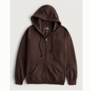 Hollister- oversized full zip hoodie